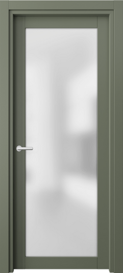 Дверь межкомнатная 2102 СТОВ САТ. Цвет Софт-тач оливковый. Материал Полипропилен. Коллекция Neo. Картинка.