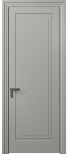 Дверь межкомнатная 8301 МНСР. Цвет Матовый нейтральный серый. Материал Гладкая эмаль. Коллекция Rocca. Картинка.