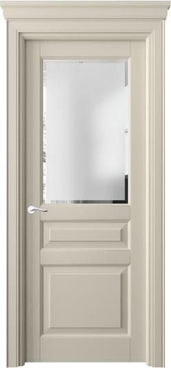 Дверь межкомнатная 0710 ББСР САТ-Ф. Цвет Бук бежево-серый. Материал Массив бука эмаль. Коллекция Lignum. Картинка.