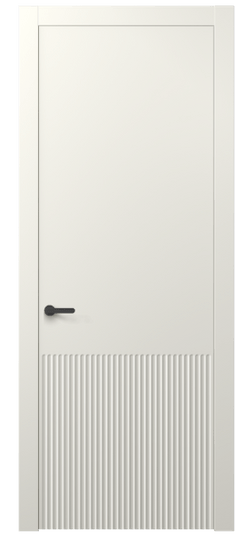 Дверь межкомнатная 8645 МЖМ . Цвет Матовый жемчужный. Материал Гладкая эмаль. Коллекция Alba. Картинка.