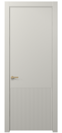 Дверь межкомнатная АКП 8645 МТСР. Цвет Матовый тёплый серый. Материал Гладкая эмаль. Коллекция Alba. Картинка.