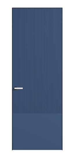 Дверь межкомнатная 8203 Отдалённо-синий RAL 5023. Цвет RAL Отдалённо-синий RAL 5023. Материал Гладкая эмаль. Коллекция Velvet. Картинка.