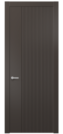 Межкомнатная дверь АКП 8643 МАН. Цвет Матовый антрацит. Материал Гладкая эмаль. Коллекция Alba. Фото. Дверь межкомнатная АКП 8643 МАН. Цвет Матовый антрацит. Материал Гладкая эмаль. Коллекция Alba. Картинка.