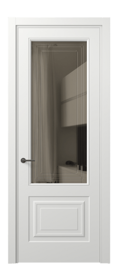 Дверь межкомнатная 8452 МССР БР ГРА. Цвет Матовый светло-серый. Материал Гладкая эмаль. Коллекция Mascot. Картинка.