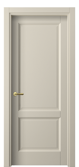 Дверь межкомнатная 1421 МБСР. Цвет Матовый бежево-серый. Материал Гладкая эмаль. Коллекция Galant. Картинка.