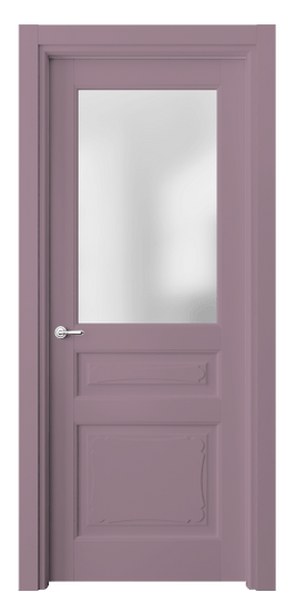 Дверь межкомнатная 6324 Пастельно-фиолетовый RAL 4009. Цвет RAL Пастельно-фиолетовый RAL 4009. Материал Массив бука эмаль. Коллекция Toscana Elegante. Картинка.