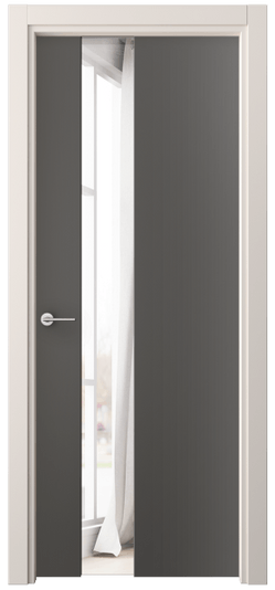 Межкомнатная дверь 4224 ПЭГФ ДВ ЗЕР. Цвет ПЭТ графитовый. Материал ПЭТ. Коллекция Фридом. Фото. Дверь межкомнатная 4224 ПЭГФ ДВ ЗЕР. Цвет ПЭТ графитовый. Материал ПЭТ. Коллекция Фридом. Картинка.
