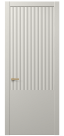 Дверь межкомнатная 8646 МТСР. Цвет Матовый тёплый серый. Материал Гладкая эмаль. Коллекция Alba. Картинка.