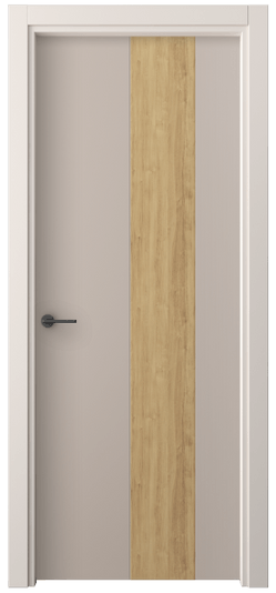 Дверь межкомнатная 4225 ПЭСК. Цвет ПЭТ серо-коричневый . Материал ПЭТ. Коллекция Freedom. Картинка.