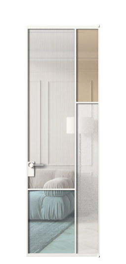 Межкомнатная дверь АЛПЛ041.12 БЕЛ 4 стекла. Цвет Алюминий Белый. Материал Алюминий. Коллекция Mosaic. Фото. Дверь межкомнатная АЛПЛ041.12 БЕЛ 4 стекла. Цвет Алюминий Белый. Материал Алюминий. Коллекция Mosaic. Картинка.