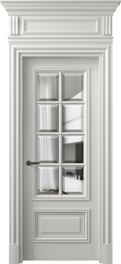 Дверь межкомнатная 7316 БС ПРОЗ Ф. Цвет Бук серый. Материал Массив бука эмаль. Коллекция Antique. Картинка.