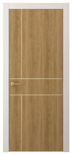Дверь межкомнатная АКП 4209 ГОР. Цвет Грецкий орех. Материал Ламинатин. Коллекция Freedom. Картинка.