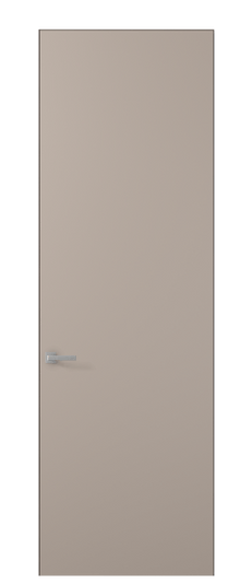 Дверь межкомнатная 0010 ПЭСК. Цвет ПЭТ серо-коричневый . Материал ПЭТ. Коллекция Planum. Картинка.