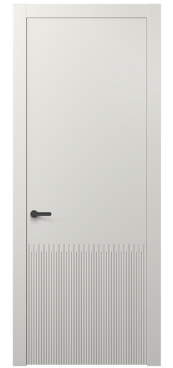 Дверь межкомнатная АКП 8626 МСР. Цвет Матовый серый. Материал Гладкая эмаль. Коллекция Dune. Картинка.