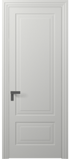 Дверь межкомнатная 8341 МССР. Цвет Матовый светло-серый. Материал Гладкая эмаль. Коллекция Rocca. Картинка.