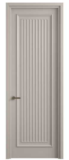 Дверь межкомнатная 6701 МСБЖ. Цвет Матовый светло-бежевый. Материал Гладкая эмаль. Коллекция Шарм. Картинка.