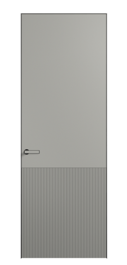 Дверь межкомнатная АКП 8204 МНСР Матовый нейтральный серый. Цвет Матовый нейтральный серый. Материал Гладкая эмаль. Коллекция Velvet. Картинка.