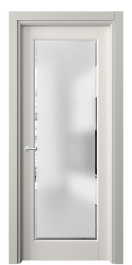 Дверь межкомнатная 6300 МПБЛ САТ-Ф. Цвет Матовый пудровый белый. Материал Гладкая эмаль. Коллекция Тоскана Элегантэ. Картинка.