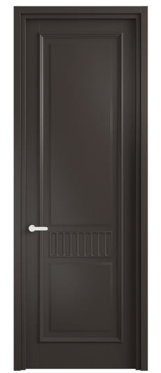 Дверь межкомнатная 6707 МАН . Цвет Матовый антрацит. Материал Гладкая эмаль. Коллекция Шарм. Картинка.