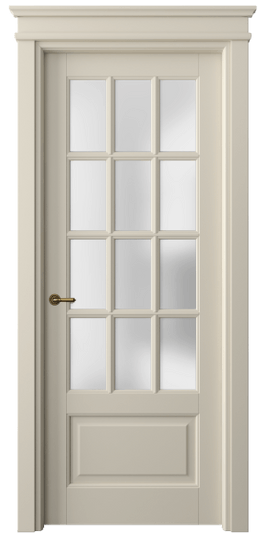 Дверь межкомнатная 6313 ББСР САТ. Цвет Бук бежево-серый. Материал Массив бука эмаль. Коллекция Toscana Grigliato. Картинка.