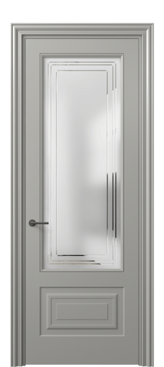 Межкомнатная дверь 8442 МНСР Сатин с гравировкой Mascot. Цвет Матовый нейтральный серый. Материал Гладкая эмаль. Коллекция Mascot. Фото. Дверь межкомнатная 8442 МНСР Сатин с гравировкой Mascot. Цвет Матовый нейтральный серый. Материал Гладкая эмаль. Коллекция Mascot. Картинка.
