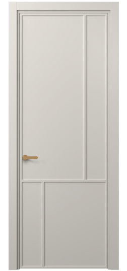 Дверь межкомнатная 8606 МОС . Цвет Матовый облачно-серый. Материал Гладкая эмаль. Коллекция Frame. Картинка.
