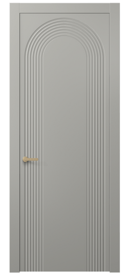 Дверь межкомнатная 8648 МНСР. Цвет Матовый нейтральный серый. Материал Гладкая эмаль. Коллекция Alba. Картинка.