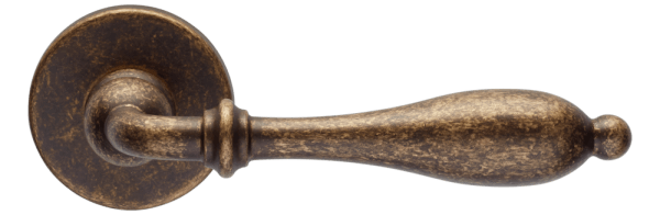 Ручки для дверей Ручка дверная Лирика. Цвет Антикато. Коллекция Лирика. Картинка.