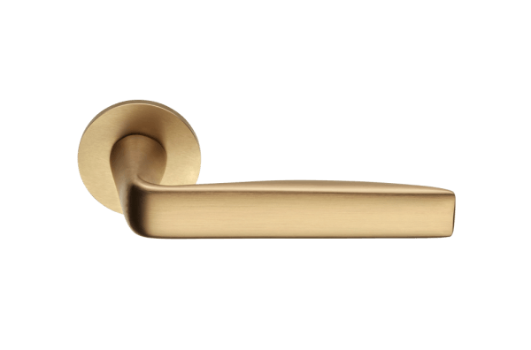 Ручки для дверей Ручка дверная Вива. Цвет Матовое золото PVD. Коллекция Вива. Картинка.