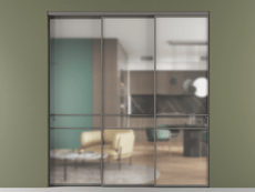 Перегородка Formato внутри проёма телескопик синхро 2