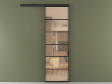 Перегородка Formato вдоль стены 1 створка