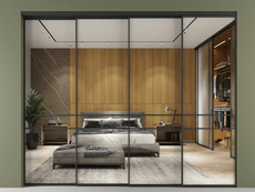 Перегородка Formato внутри проёма телескопик синхро 3