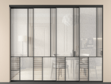 Перегородка Mosaic внутри проёма телескопик синхро 3