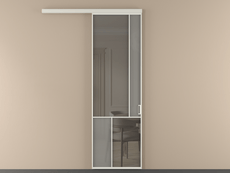 Перегородка Мозаик вдоль стены 1 створка