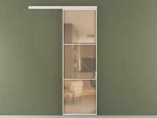 Перегородка Formato вдоль стены 1 створка