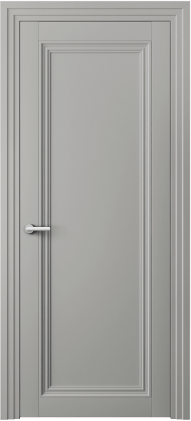 Дверь межкомнатная 2501 МНСР. Цвет Матовый нейтральный серый. Материал Гладкая эмаль. Коллекция Centro. Картинка.