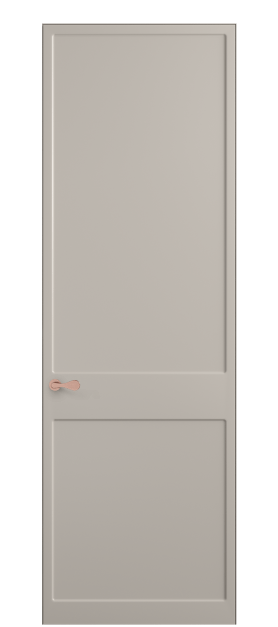 Дверь межкомнатная 7521 МСБЖ. Цвет Матовый светло-бежевый. Материал Гладкая эмаль. Коллекция Softform. Картинка.