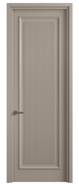 Дверь межкомнатная 6711 МБСК. Цвет Матовый бисквитный. Материал Гладкая эмаль. Коллекция Шарм. Картинка.