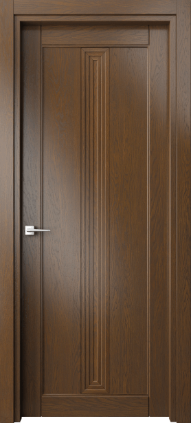 Дверь межкомнатная 6121 ДКР. Цвет Дуб королевский. Материал Массив дуба. Коллекция Эго. Картинка.