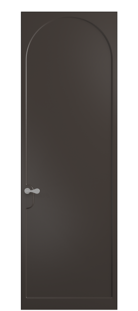 Дверь межкомнатная 7503 МАН. Цвет Матовый антрацит. Материал Гладкая эмаль. Коллекция Софтформ. Картинка.