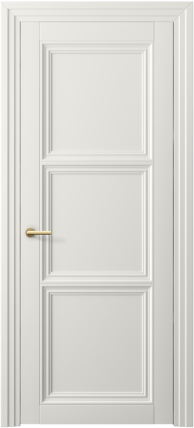 Дверь межкомнатная 2503 СТБЛ. Цвет Софт-тач белоснежный. Материал Полипропилен. Коллекция Centro. Картинка.